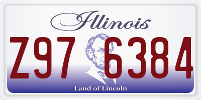 IL license plate Z976384