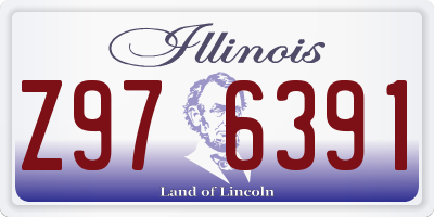 IL license plate Z976391