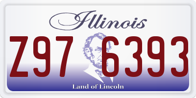 IL license plate Z976393
