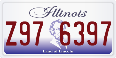 IL license plate Z976397