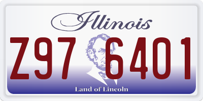 IL license plate Z976401