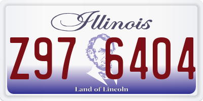 IL license plate Z976404
