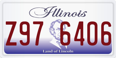 IL license plate Z976406