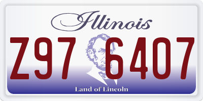 IL license plate Z976407