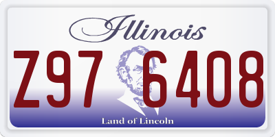 IL license plate Z976408