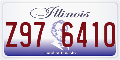 IL license plate Z976410