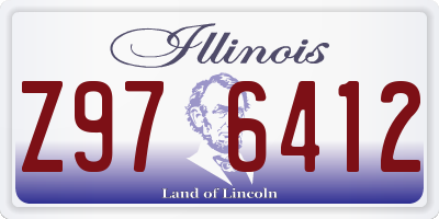 IL license plate Z976412