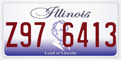 IL license plate Z976413