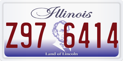 IL license plate Z976414