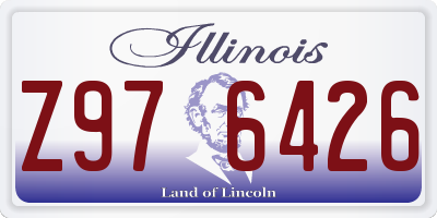 IL license plate Z976426
