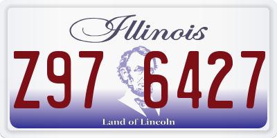 IL license plate Z976427
