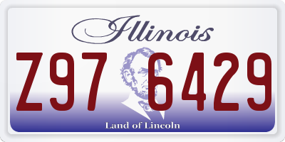 IL license plate Z976429