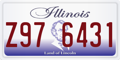 IL license plate Z976431
