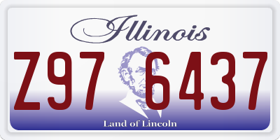 IL license plate Z976437