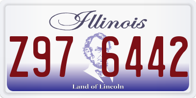 IL license plate Z976442