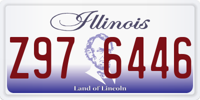 IL license plate Z976446