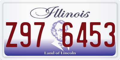 IL license plate Z976453