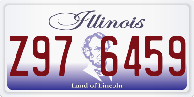 IL license plate Z976459