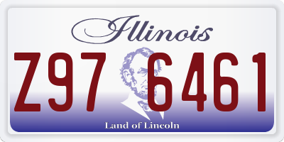 IL license plate Z976461