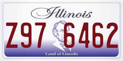 IL license plate Z976462