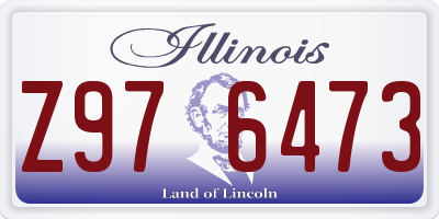 IL license plate Z976473