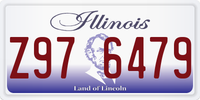 IL license plate Z976479