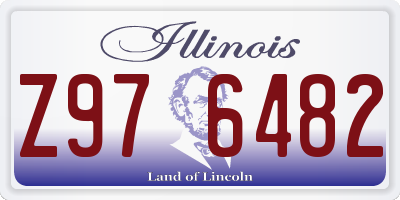 IL license plate Z976482