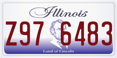 IL license plate Z976483