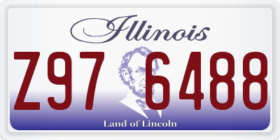 IL license plate Z976488