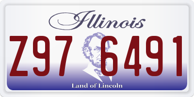 IL license plate Z976491