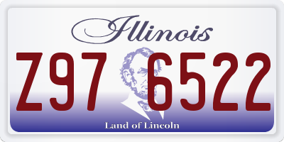 IL license plate Z976522