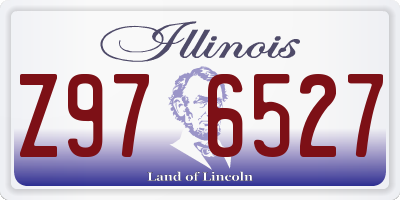 IL license plate Z976527