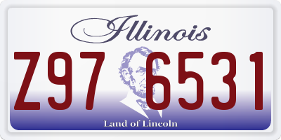IL license plate Z976531