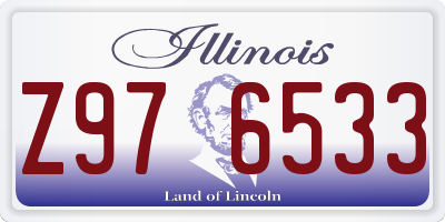 IL license plate Z976533