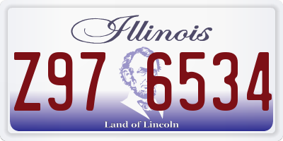 IL license plate Z976534