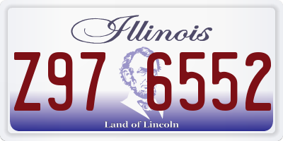 IL license plate Z976552