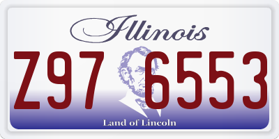 IL license plate Z976553