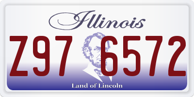 IL license plate Z976572
