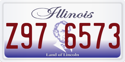 IL license plate Z976573