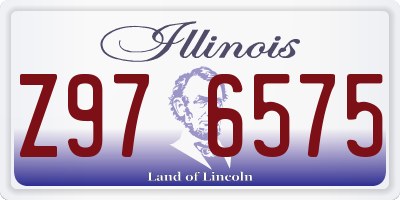 IL license plate Z976575