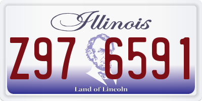 IL license plate Z976591