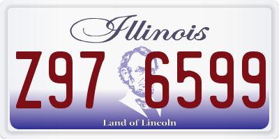 IL license plate Z976599