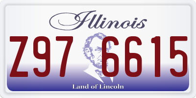 IL license plate Z976615