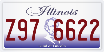 IL license plate Z976622
