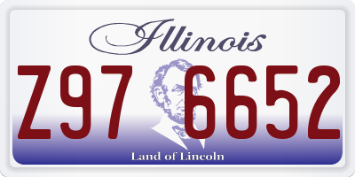 IL license plate Z976652