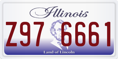 IL license plate Z976661