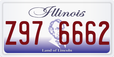 IL license plate Z976662