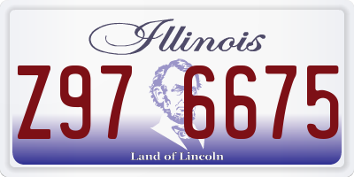 IL license plate Z976675