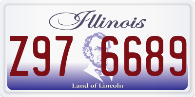 IL license plate Z976689