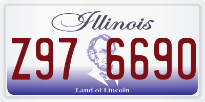 IL license plate Z976690